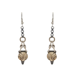Valkyrie Owl Drop Earrings
