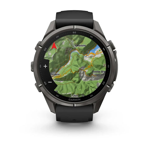 Garmin Fenix 9 Pro Carbon Gray DLC Titanium Black GPS Smartwatch with inReach®