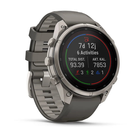Garmin Fenix 9 Pro-Solar Titanium Pebble Grey Watch With InReach Connectivity