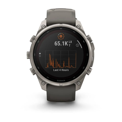 Garmin Fenix 9 Pro-Solar Titanium Pebble Grey Watch With InReach Connectivity