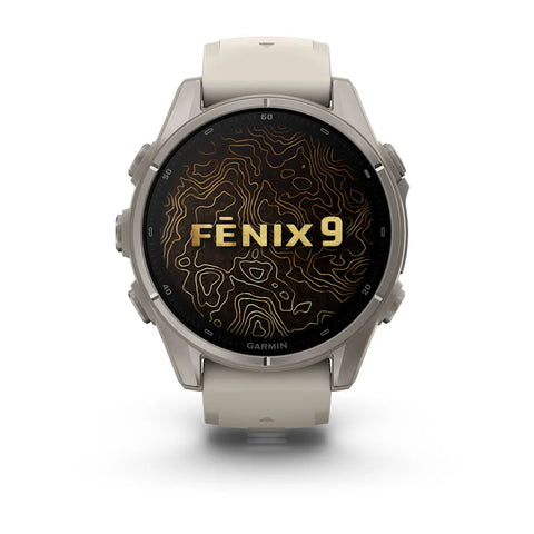 Garmin Fenix 9 Titanium Grey Sandstone GPS Smartwatch