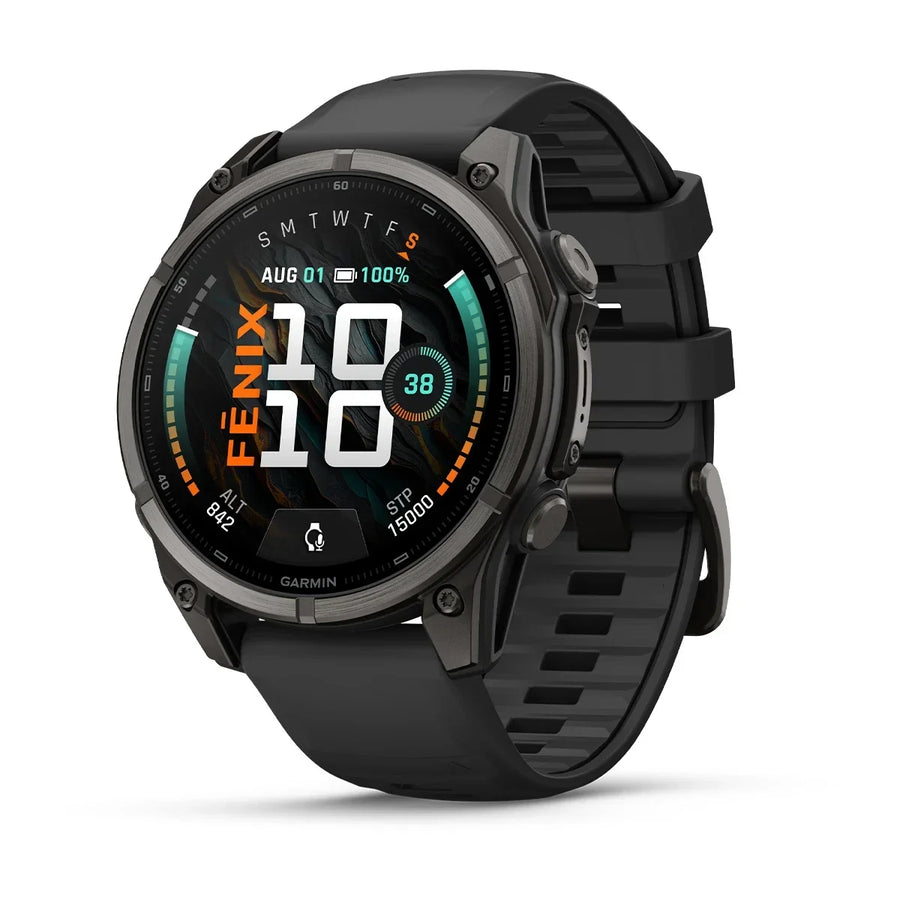 Garmin Fenix 9 Carbon Gray DLC Titanium Black GPS Smartwatch
