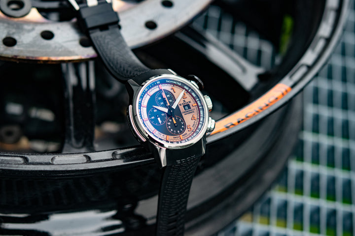 Edox Chronorally Chronograph Titinium