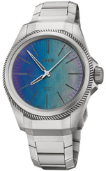 Oris ProPilot X Calibre 400 Laser Watch with lasered titanium dial, titanium strap, titanium case
