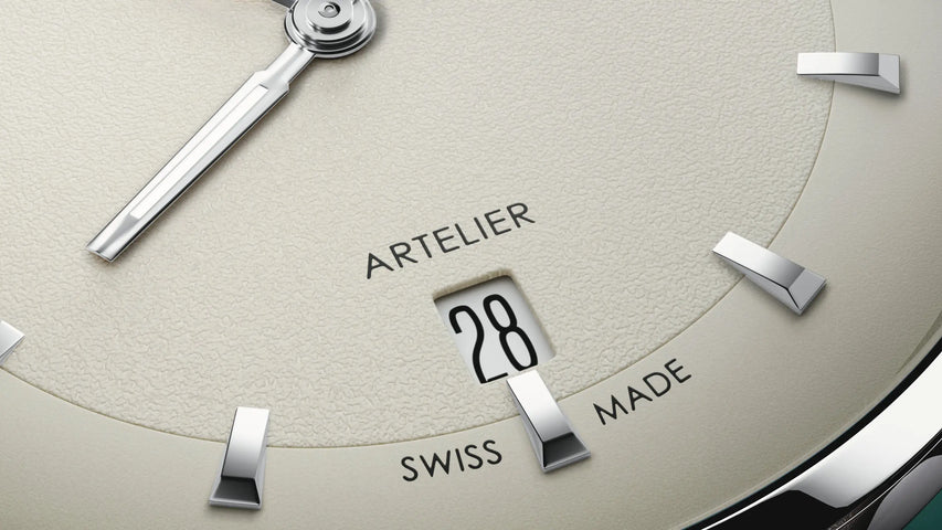 Oris Artelier Date 38mm White Watch with leather strap, steel case