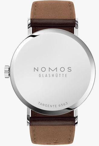 Nomos Glashutte Tangente Neomatik Dore Steel Back Watch