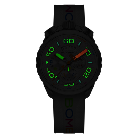 Bomberg Bolt-68 Racing Chroma Carbone White Limited Edition Watch