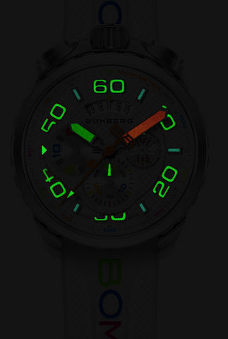Bomberg Bolt-68 Racing Chroma Carbone White Limited Edition Watch