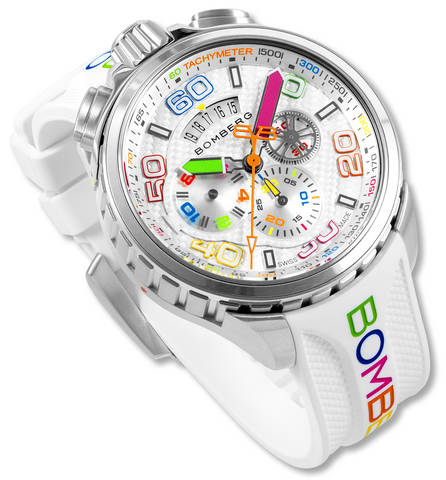 Bomberg Bolt-68 Racing Chroma Carbone White Limited Edition Watch