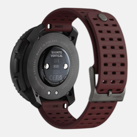 Suunto Watch Vertical Black Ruby Stainless Steel