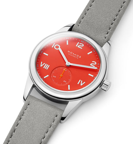 Nomos Glashutte Club Campus Nonstop Red Sapphire Crystal Watch