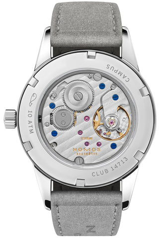 Nomos Glashutte Club Campus Nonstop Red Sapphire Crystal Watch