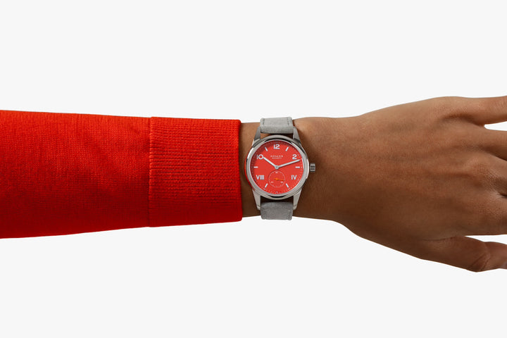 Nomos Glashutte Club Campus Nonstop Red Sapphire Crystal Watch