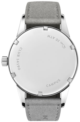 Nomos Glashutte Club Campus Endless Blue Steel Back Watch