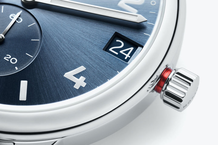 Nomos Glashutte Club Sport Neomatik 42 Date Blue Sport Sapphire Crystal Watch