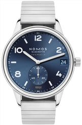 Nomos Glashutte Watch Club Sport Neomatik 42 Date Blue Sport Bracelet 782 SPORT BRACELET