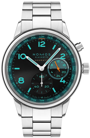 Nomos Glashutte Club Sport Neomatik Global Trace Limited Edition Watch 790.S7