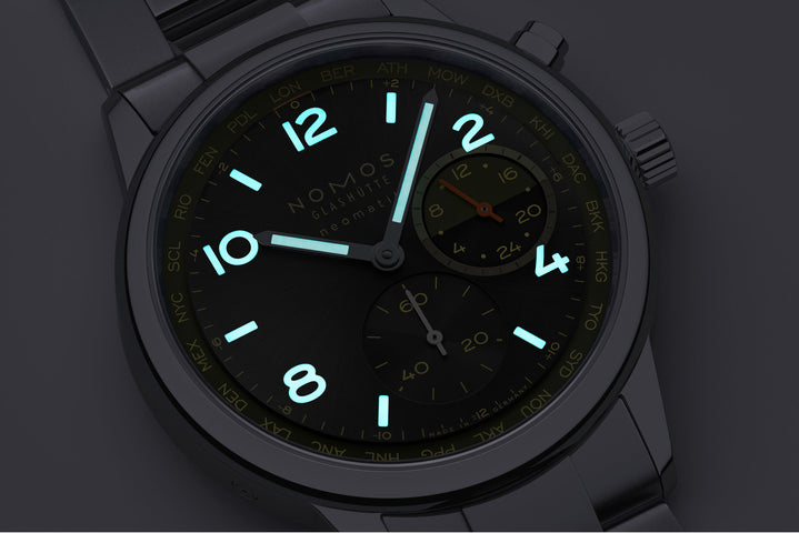 Nomos Glashutte Club Sport Neomatik Worldtimer Vector Limited Edition Watch