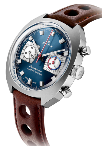 Edox Sportsman Chronographe Automatic Blue Limited Edition Watch