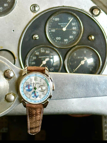 Cuervo y Sobrinos Chronograph Historiador Nino Farina Limited Edition Watch