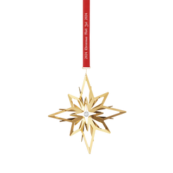 Georg Jensen Christmas Collection 2024 18ct Yellow Gold Plated Star Mobile