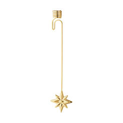 Georg Jensen Christmas Collection 2024 18ct Yellow Gold Plated Star Candleholder