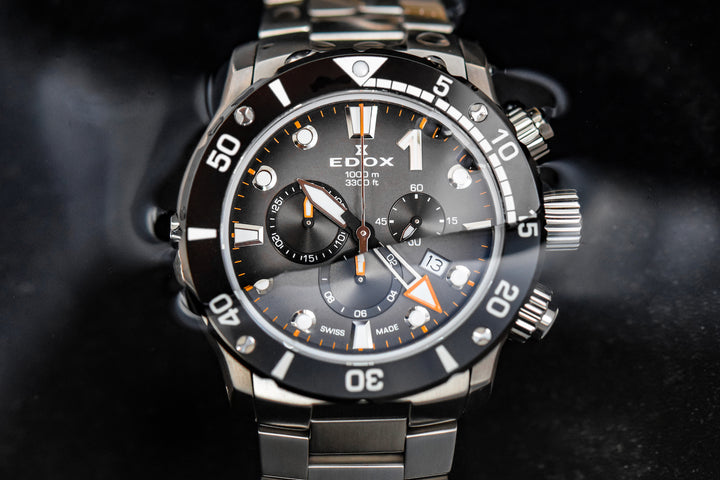 Edox CO-1 Chrono Quartz Titanium Watch