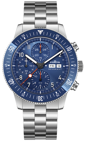 Fortis Watch Novanaught N-42 Cobalt Blue Edition Bracelet F2040012
