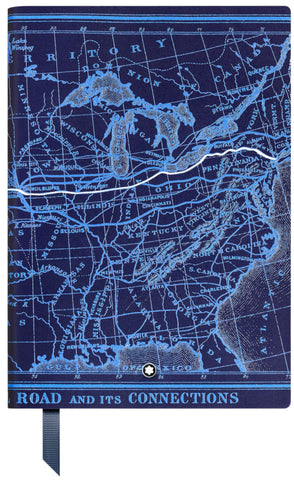 Montblanc Notebook #146 small, Meisterstück Around the World in 80 Days, Blue - Lined