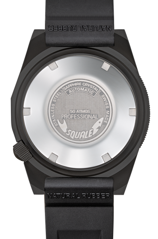 Squale 1521 PVD Rubber Watch