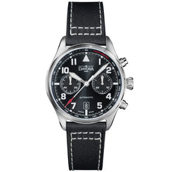 Davosa Watch Newton Chronograph with Leather Strap