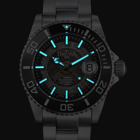 Davosa Ternos Professional Nebulous Automatic Smoke Black Watch