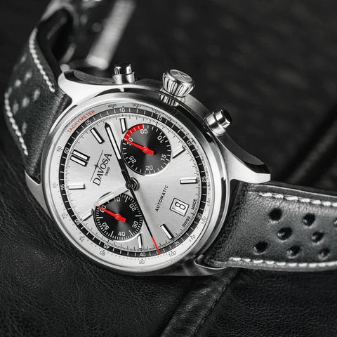 Davosa Newton Pilot Rally Silver Limited Edition Watch product detail view