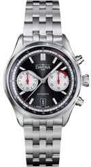 Davosa Watch Newton Pilot Rally Chronograph Black Bracelet Limited Edition 161.536.50