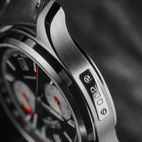 Davosa Newton Pilot Rally Chronograph Black Limited Edition Watch product detail view
