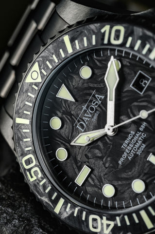 Davosa Ternos Professional 68h Carbon Limited Edition Watch product detail view