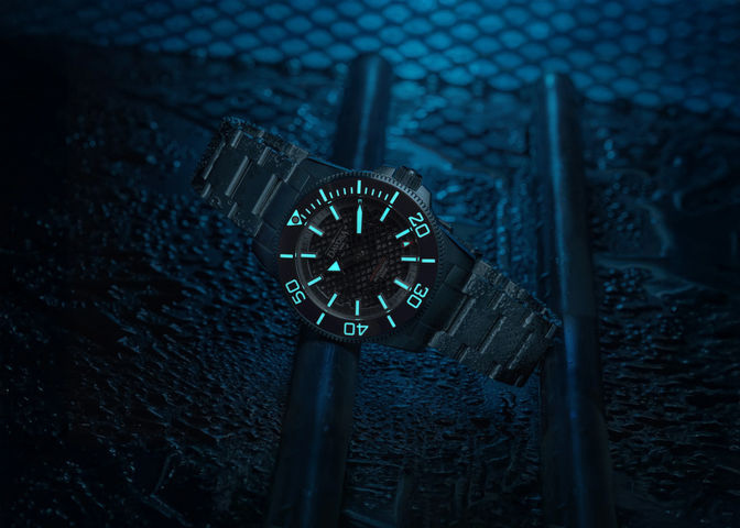 Davosa Argonautic 41 Shark Diver Black Limited Edition Watch