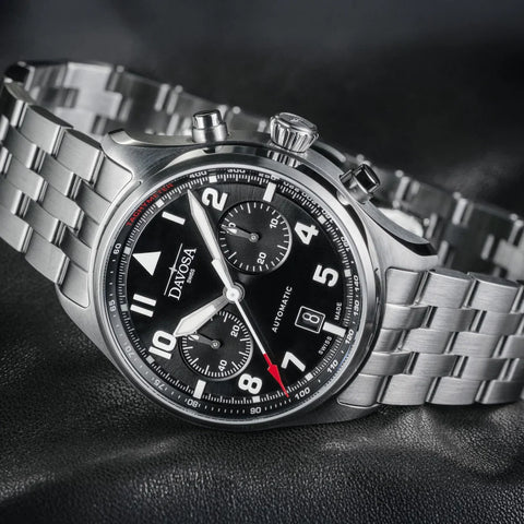 Davosa Newton Chronograph Steel Bracelet Watch product detail view