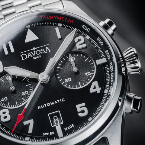 Davosa Newton Chronograph Steel Bracelet Watch