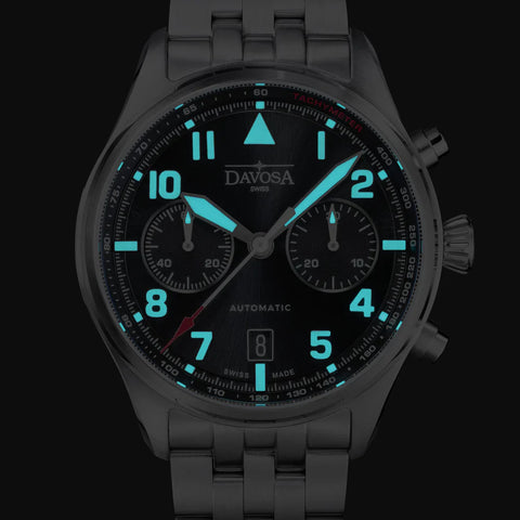 Davosa Newton Chronograph Steel Bracelet Watch
