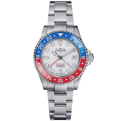 Davosa Ternos GMT Lucent Blue Red TriaLink Bracelet Watch product image
