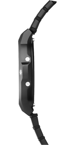 Junghans Force Mega Solar Watch with black dial, ceramic strap, ceramic case