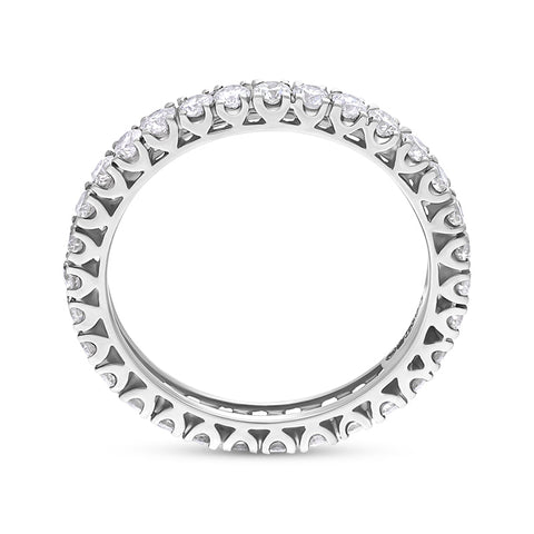 18ct White Gold 1.01ct 30 Stone Diamond Full Eternity Ring