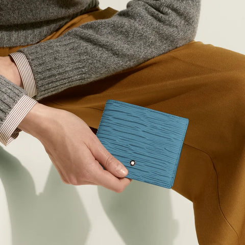 Montblanc 4810 Smoky Blue 8cc Wallet