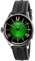 U-Boat Darkmoon 41.5mm Green Soleil SS Watch 9502/B