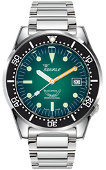 Squale Watch 1521 Green Ray Bracelet 1521PROFGR.SQ20