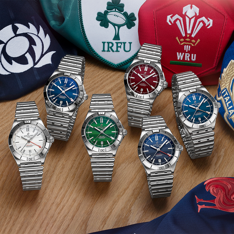 Breitling Chronomat Six Nations GMT 40 England Watch