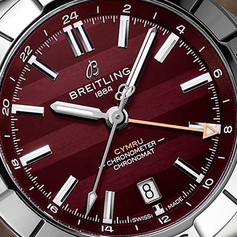 Breitling Chronomat Six Nations GMT 40 Wales Watch