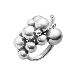 Georg Jensen Oxidised Sterling Silver Grape Ring