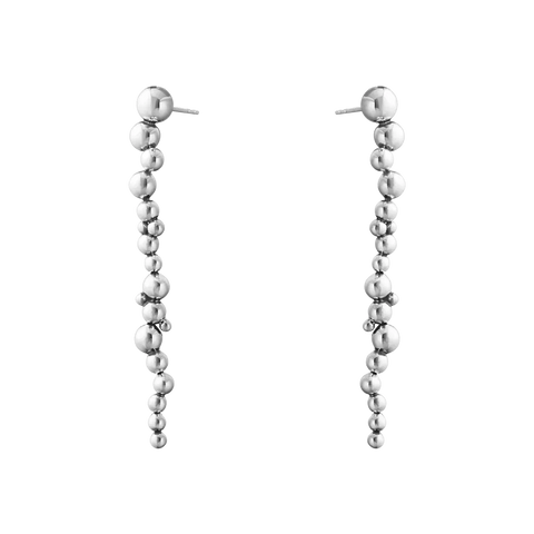 Georg Jensen Moonlight Grapes Sterling Silver Drop Earrings